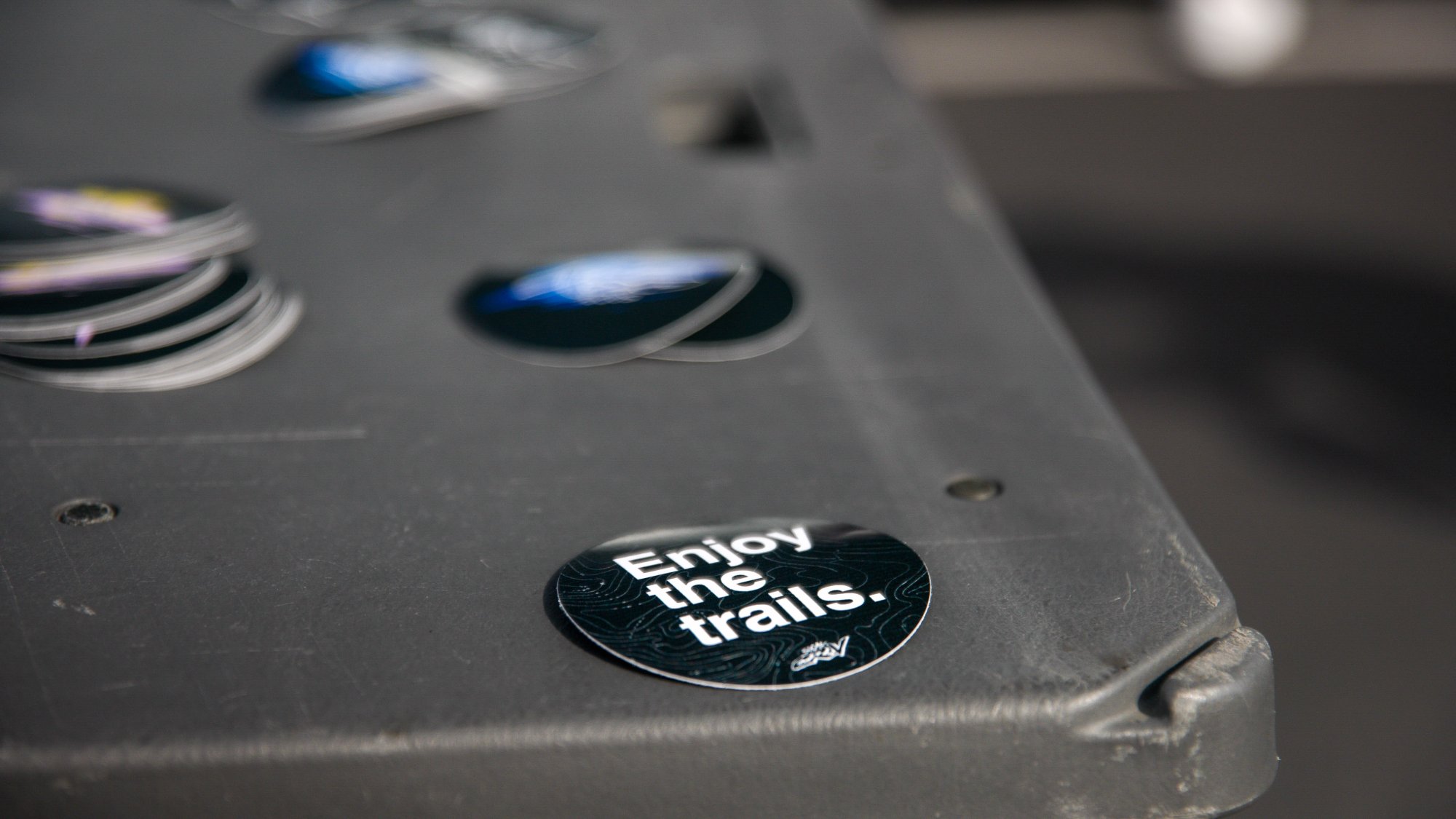 Stickers at the event
